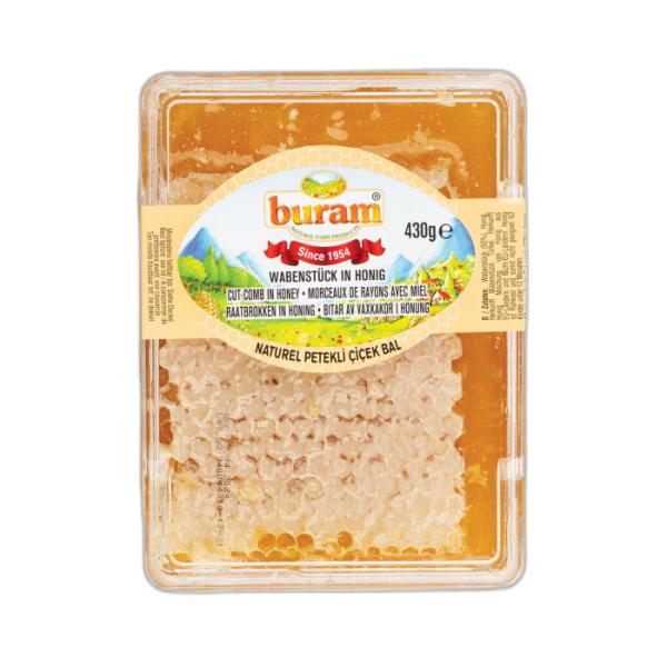 Buram Blütenwabenstück 430g
