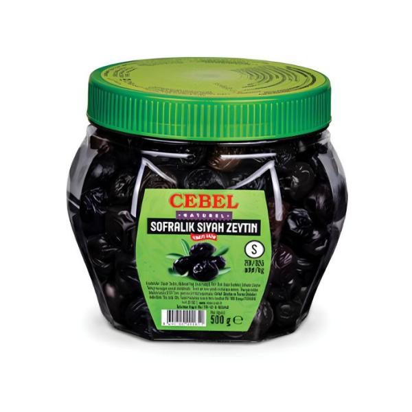 Cebel Schwarze Oliven 500g (S)