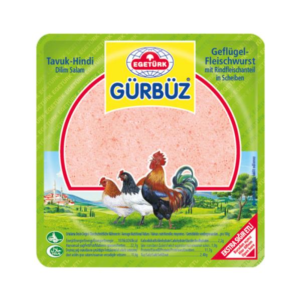 Egetürk Geflügelfleischwurst mit Rindfleischanteil 200g
