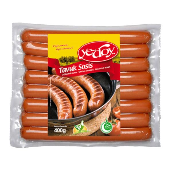 Yedoy Geflügelwürstchen 400g