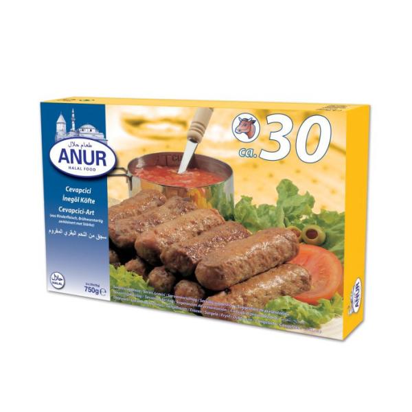 Anur inegöl Köfte Cevapcici 30-er 750g