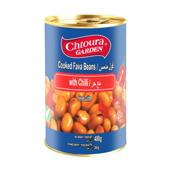 Chtoura Gekochte Saubohnen mit Chilli 260g