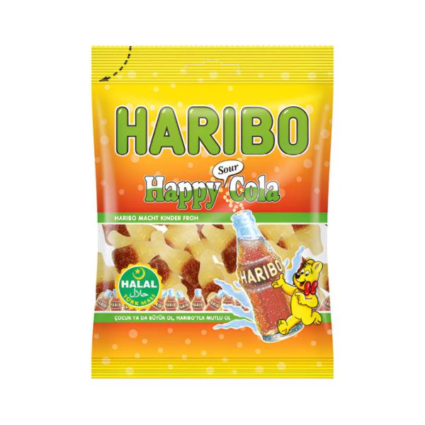 Haribo Happy sauer Cola Halal 100g