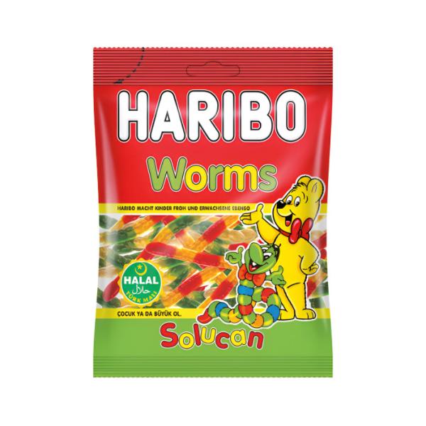 Haribo Worms Halal 100g