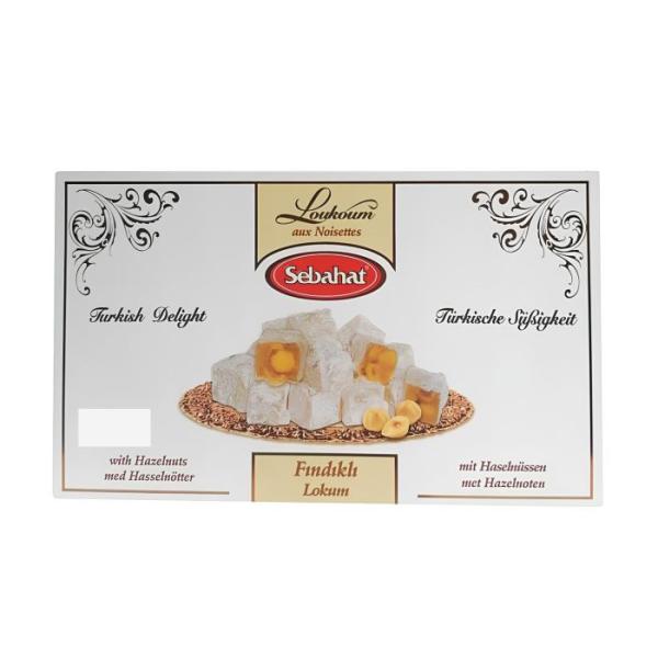 Sebahat Türkish Delight mit Haselnüssen 360g