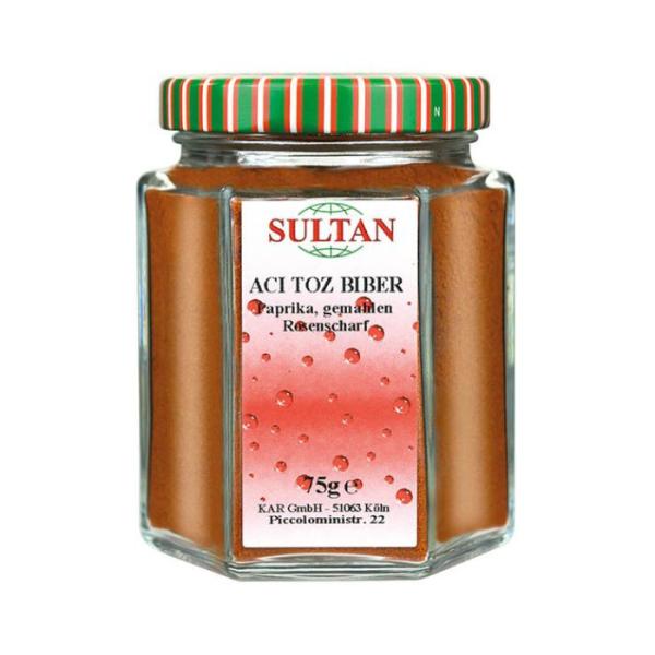 Sultan Paprika gem. scharf 75g