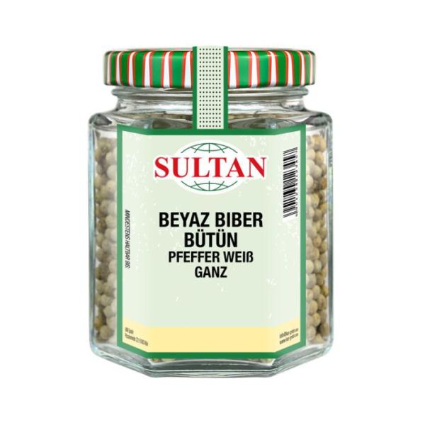 Sultan Weißer Pfeffer ganz 90g
