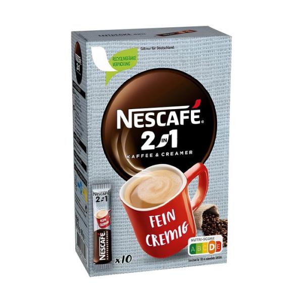 Nescafe 2 in 1 Kaffee 10x8g=80g